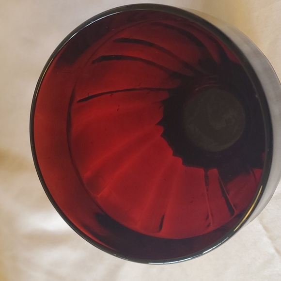 Set of 4 Vintage Anchor Hocking Ruby Red Glasses ❤️ - Picture 4 of 6